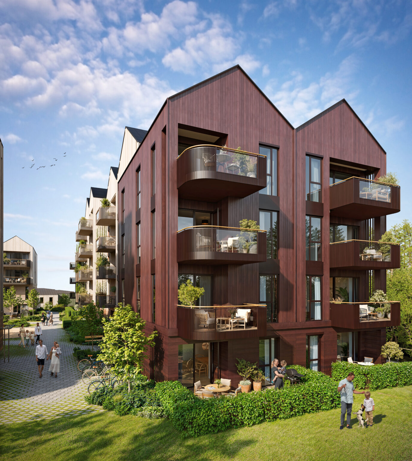 Bygg B3, 3D-illustrasjon